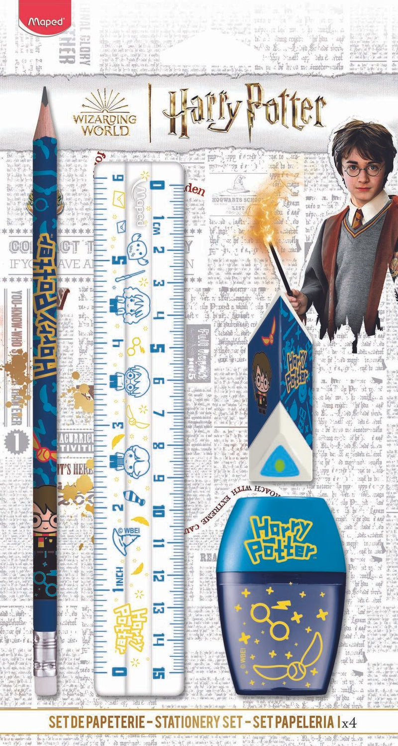 maped Schreibset HARRY POTTER blau