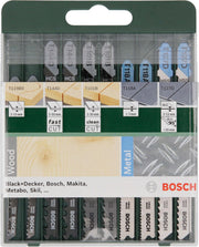 BOSCH Mixed Wood and Metal Stichsägeblätter-Set 10-teilig