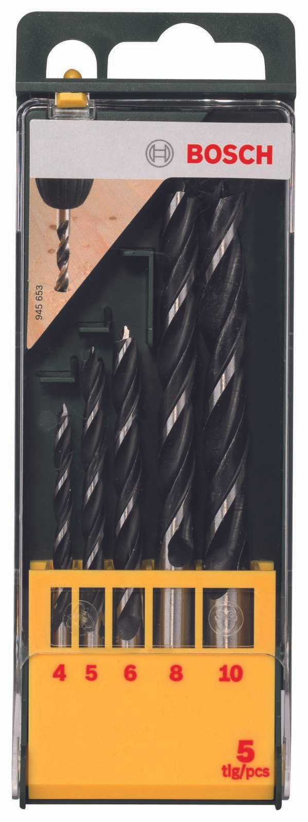 BOSCH Holzbohrer-Set 5-teilig