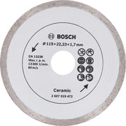 BOSCH Diamant-Trennscheibe 115 mm