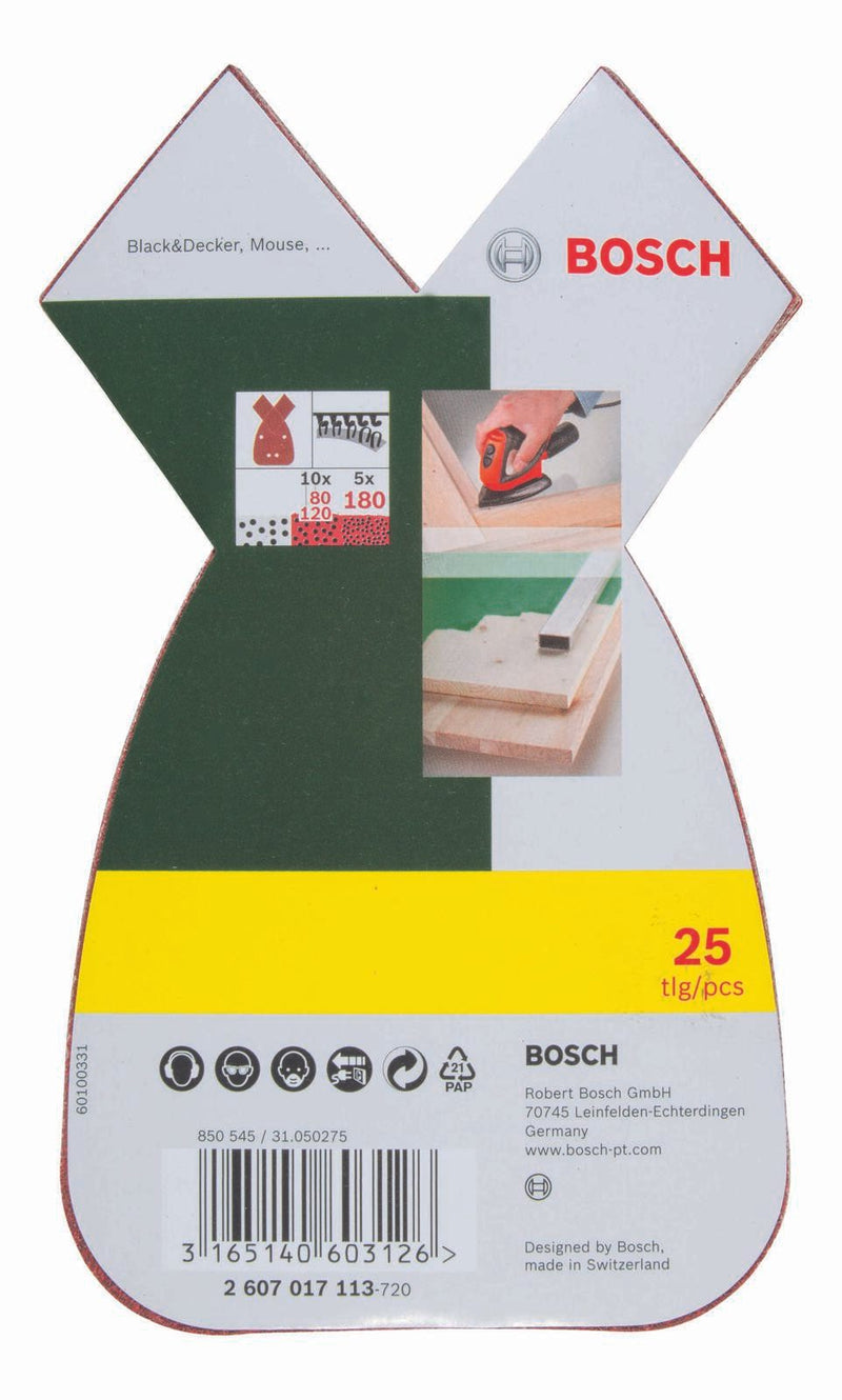 BOSCH für Multischleifer Schleifblätter