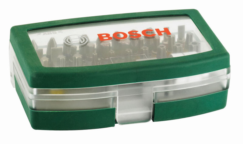 BOSCH Bit-Set Set mit Handschraubendreher 32-teilig