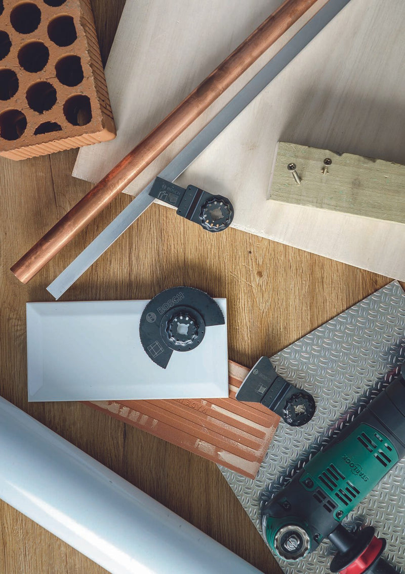BOSCH Starlock Starter-Set „Tiles“ Tauchsägeblätter-Set 3-teilig