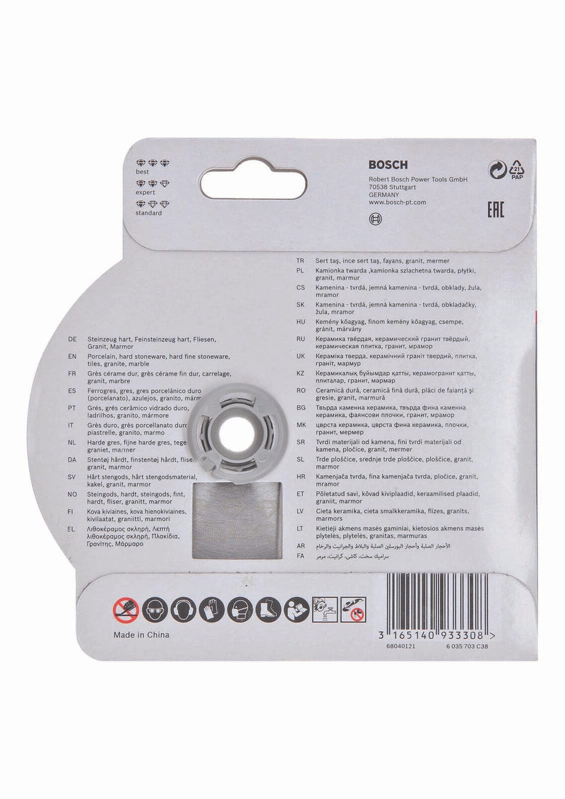 BOSCH Diamant-Trennscheibe X-LOCK Best for Ceramic Extra Clean Turbo
