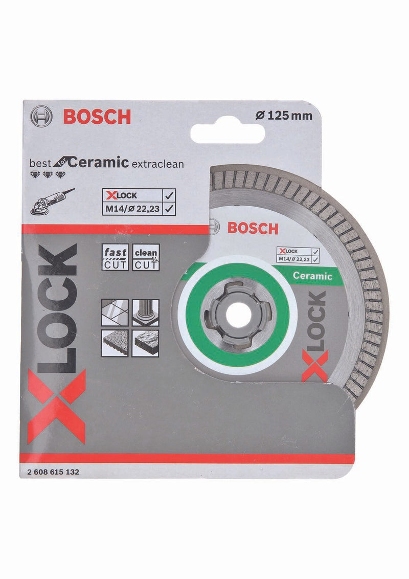 BOSCH Diamant-Trennscheibe X-LOCK Best for Ceramic Extra Clean Turbo