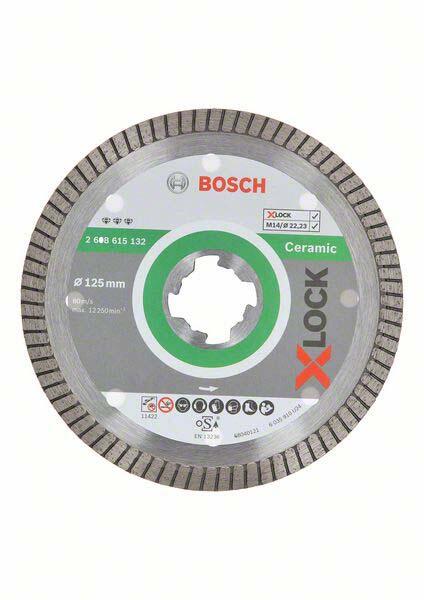 BOSCH Diamant-Trennscheibe X-LOCK Best for Ceramic Extra Clean Turbo