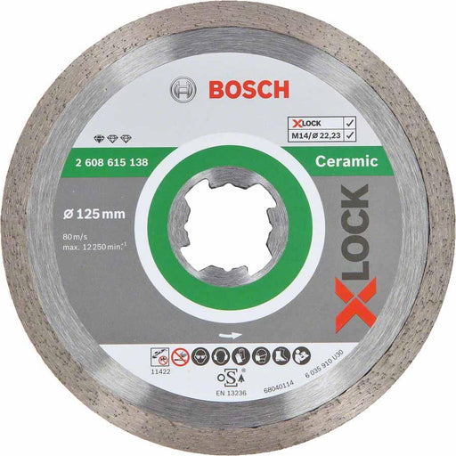 BOSCH Diamant-Trennscheibe X-LOCK Standard for Ceramic
