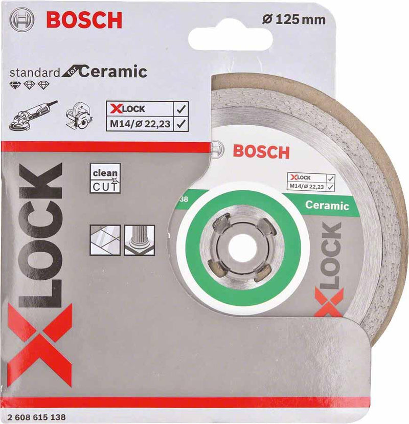 BOSCH Diamant-Trennscheibe X-LOCK Standard for Ceramic