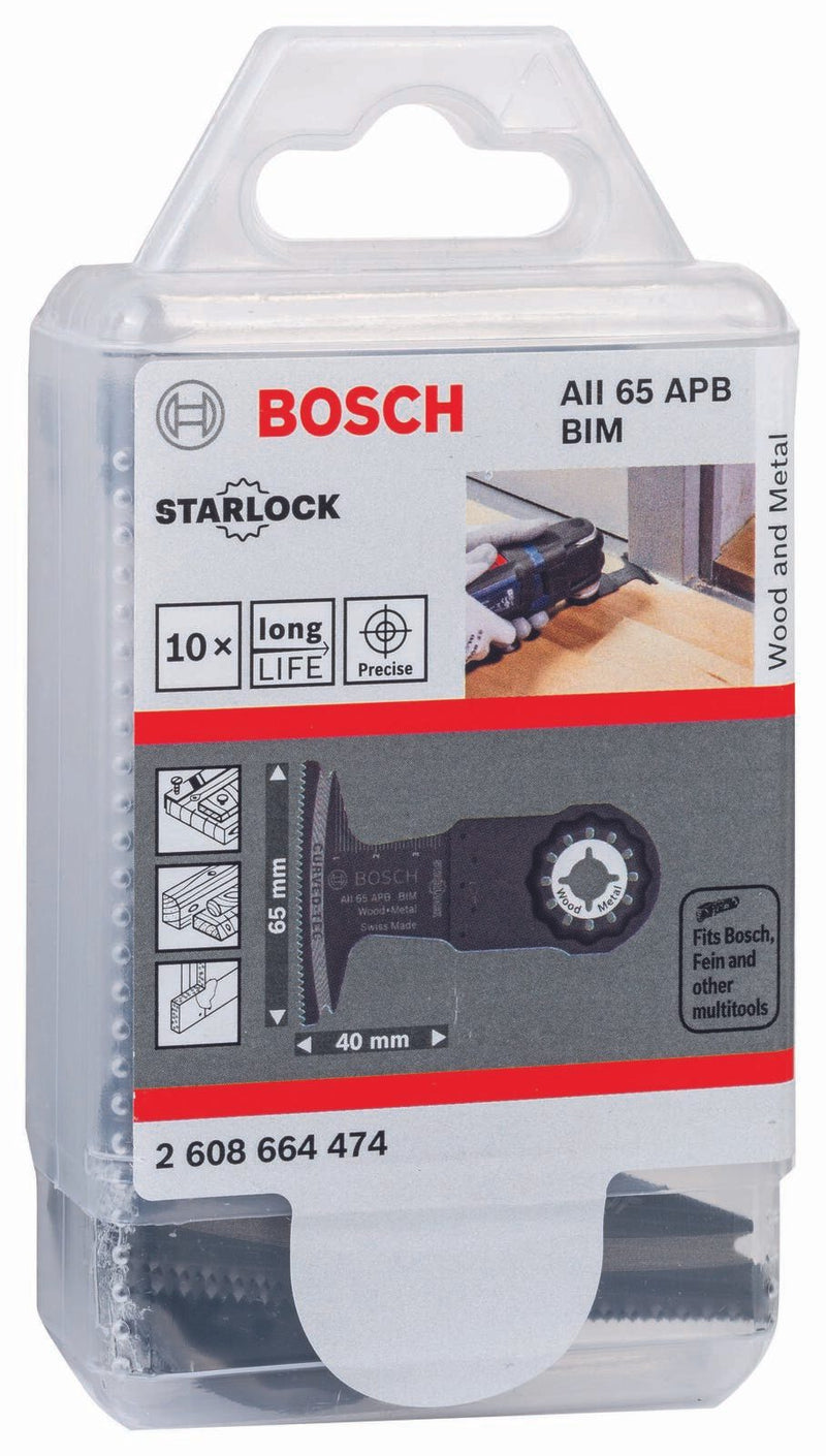 BOSCH Starlock AII 65 APB Tauchsägeblätter 10 St.