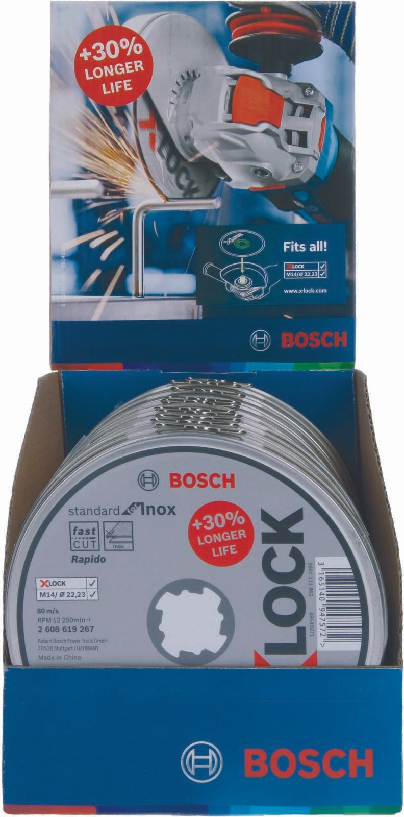 BOSCH Trennscheiben X-LOCK Standard for Inox