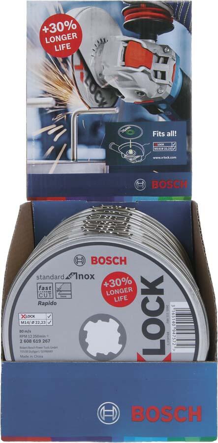BOSCH Trennscheiben X-LOCK Standard for Inox