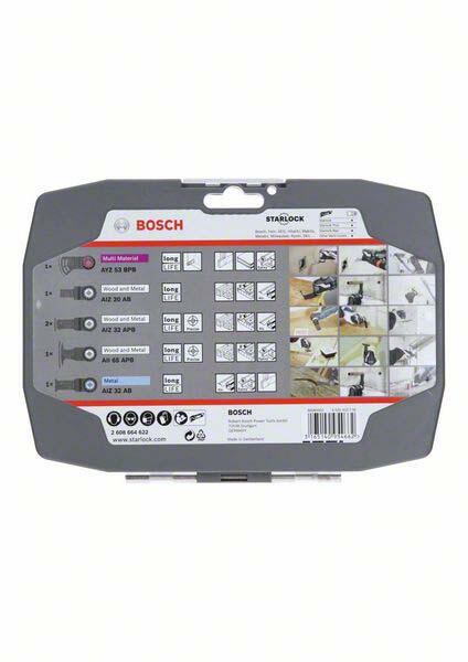BOSCH Starlock Set für Elektriker und Trockenbauer Tauchsägeblätter-Set 6-teilig