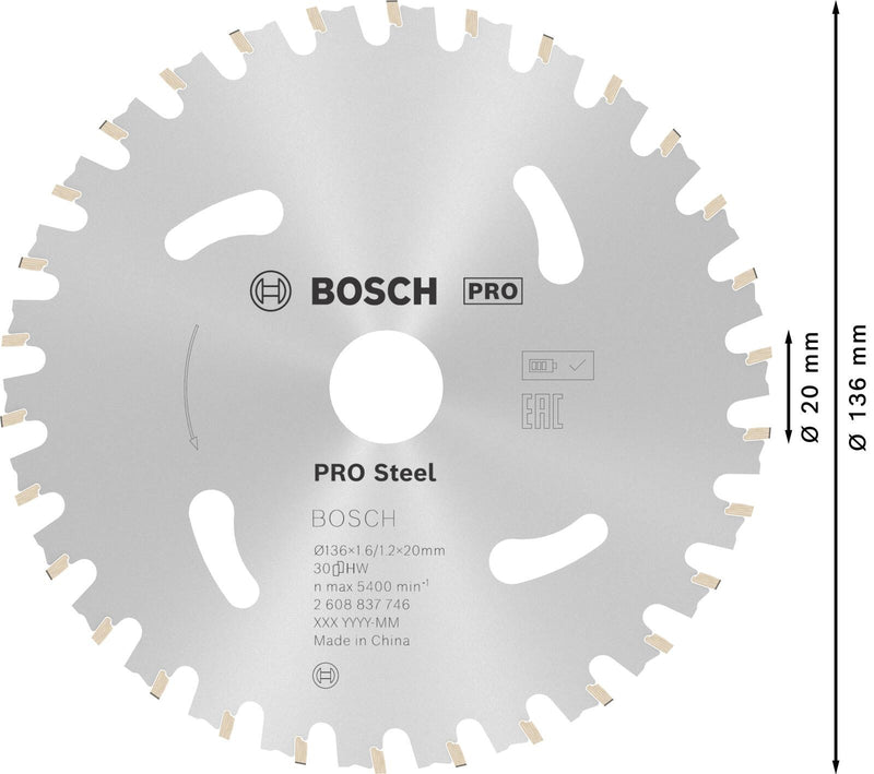 BOSCH Standard for Steel Kreissägeblatt 1 St.