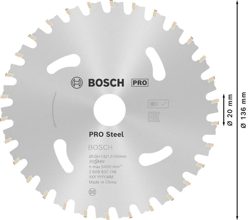 BOSCH Standard for Steel Kreissägeblatt 1 St.