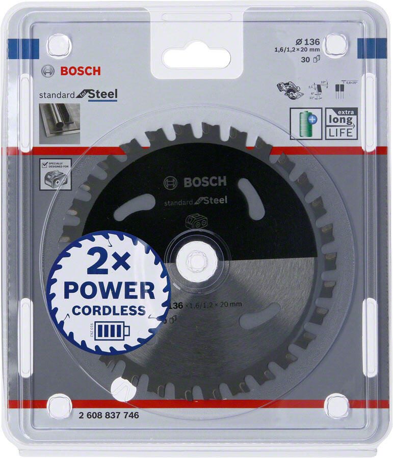 BOSCH Standard for Steel Kreissägeblatt 1 St.