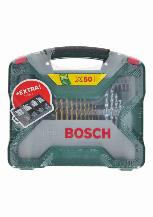 BOSCH Bohrer- und Bit-Set X-Line 50Ti plus 173-teilig Fixier-Set 223-teilig