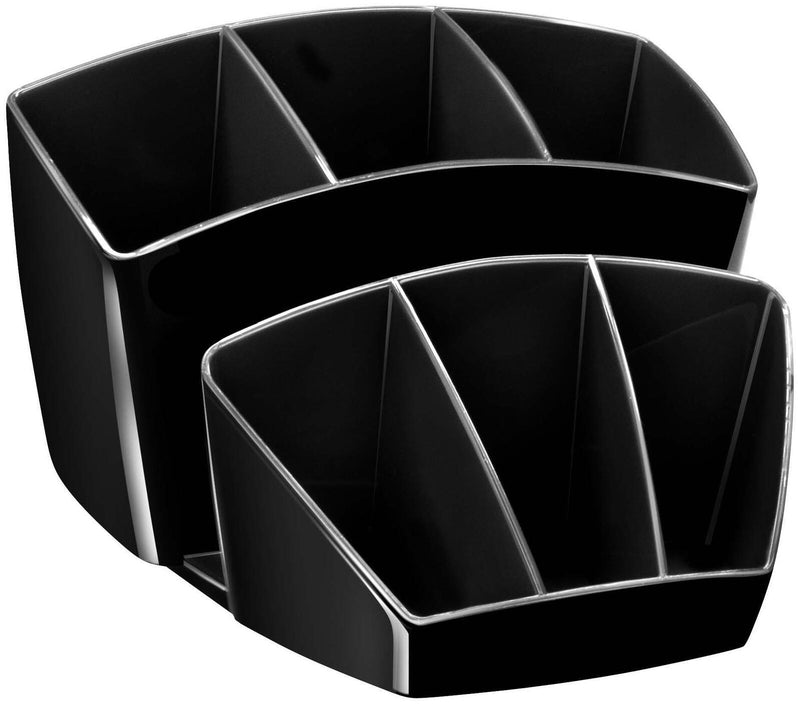 cep Mineral Schreibtisch-Organizer 14,3 x 15,8 x 9,3 cm schwarz