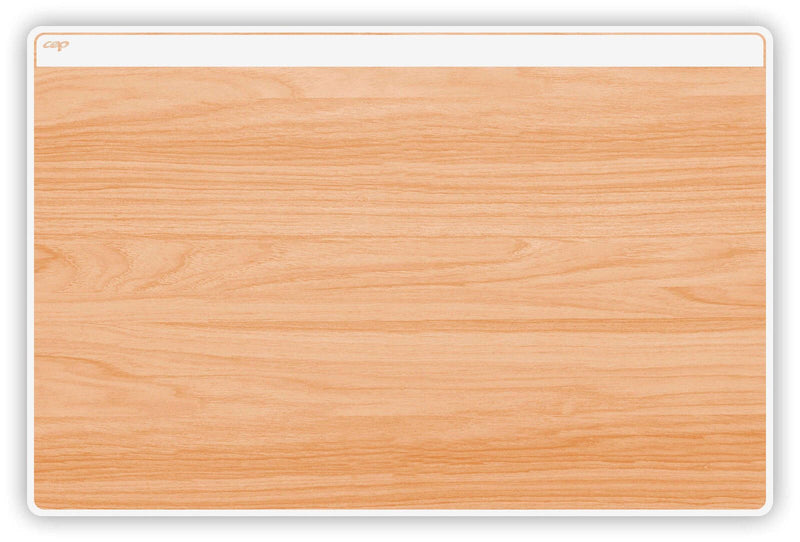cep Schreibtischunterlage 58,5 x 38,5 cm weiß/buche