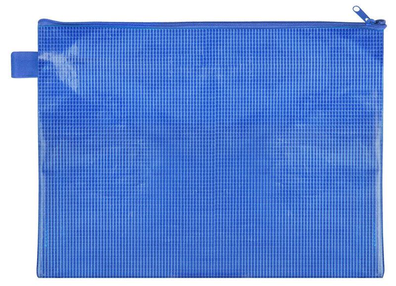 VELOFLEX Reißverschlussbeutel A4 blau