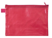 VELOFLEX Reißverschlussbeutel A5 rot