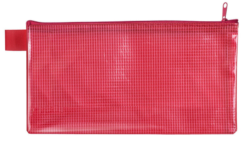 VELOFLEX Reißverschlussbeutel DIN lang rot