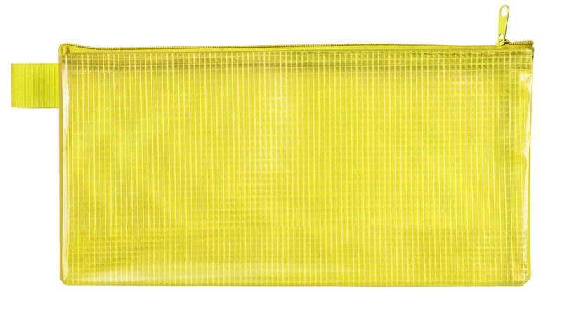 VELOFLEX Reißverschlussbeutel DIN lang gelb