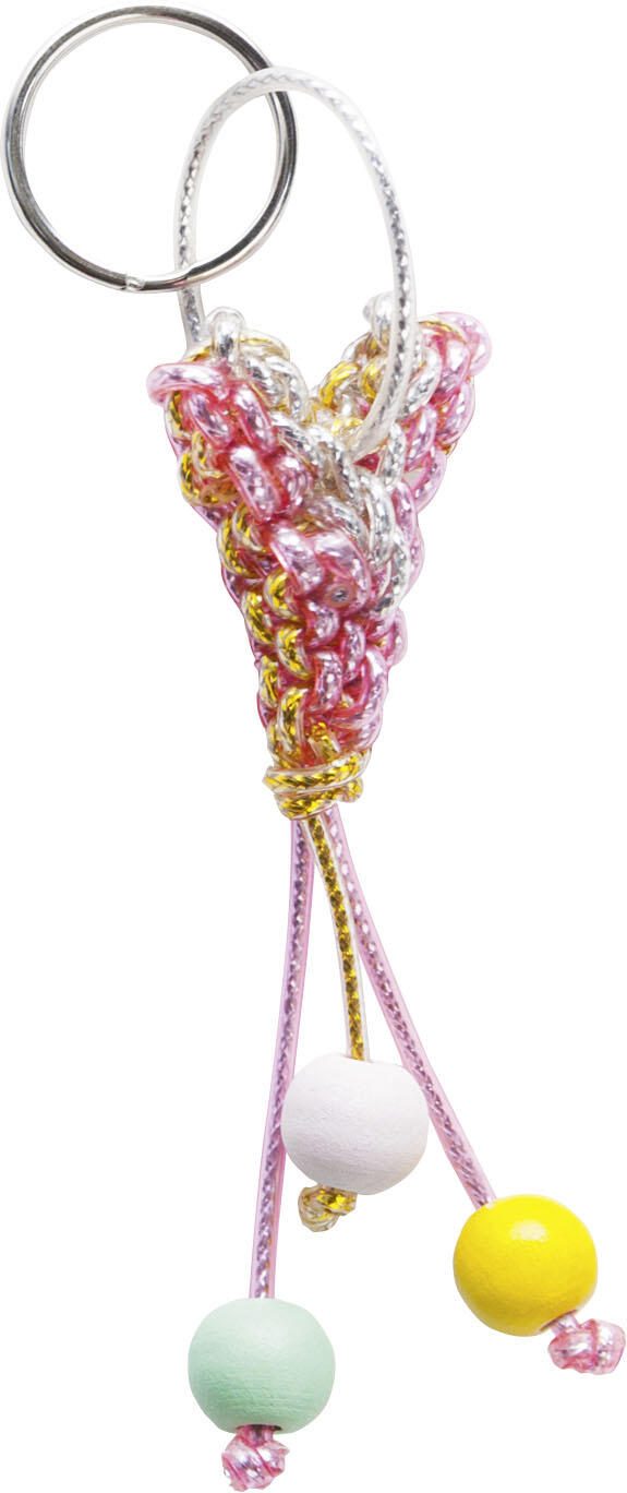 folia Bastelset Flechtschnüre Metallic Mix