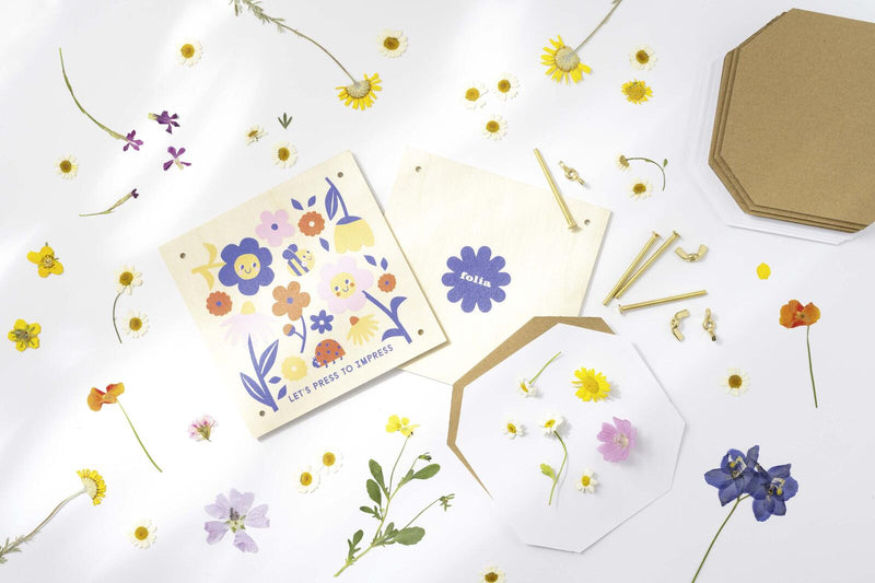 folia Bastelset Blumenpresse