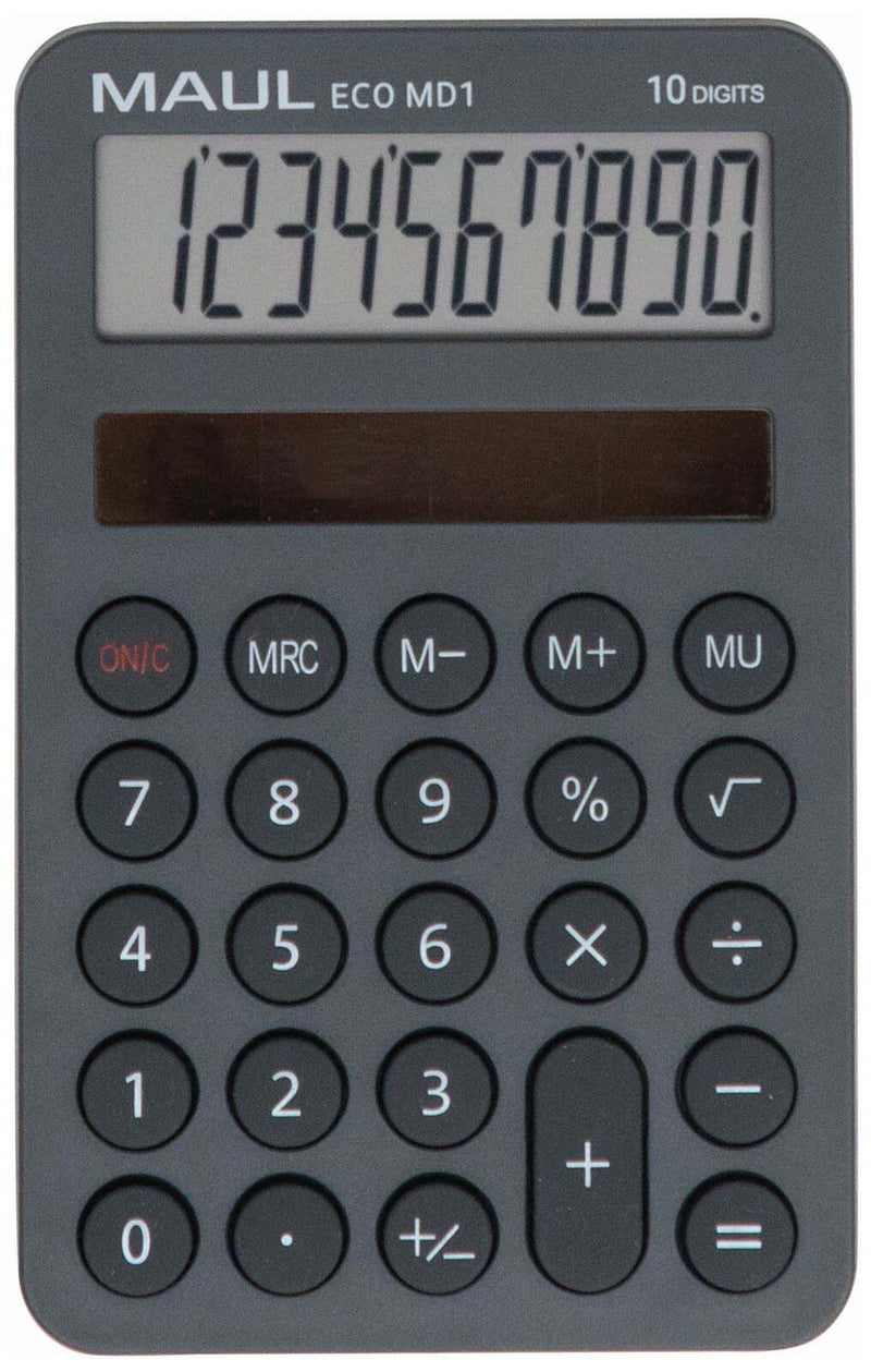 MAUL Taschenrechner ECO MD 1 grau
