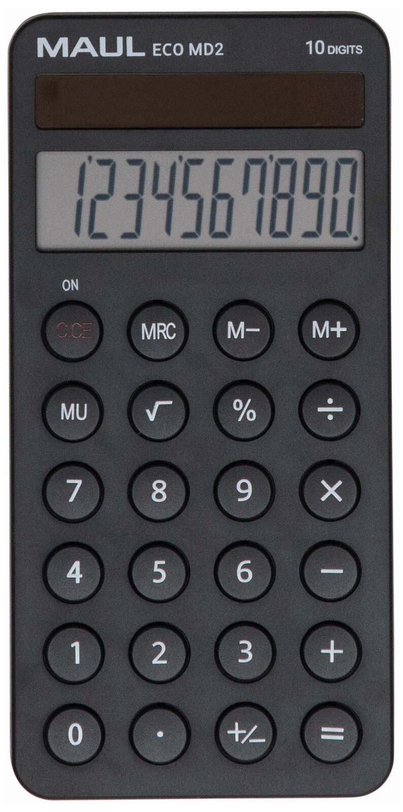 MAUL Taschenrechner ECO MD 2 schwarz