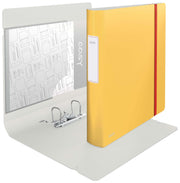 LEITZ Ordner Rückenbreite 6.5 cm DIN A4 stabile Pappe warmes gelb