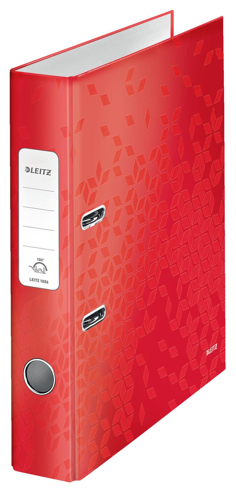 LEITZ Ordner Rückenbreite 5 cm DIN A4 Karton rot