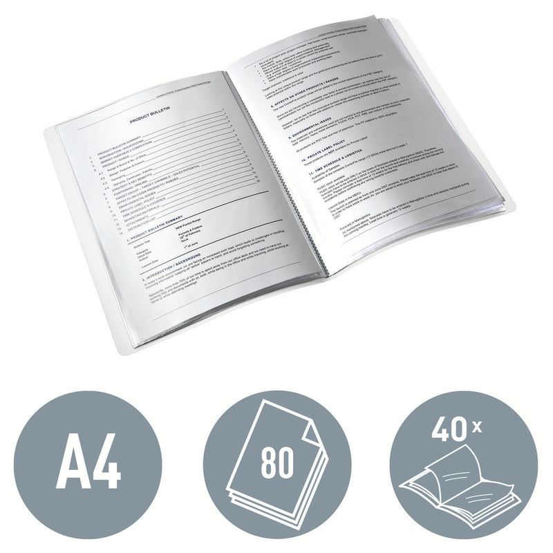 LEITZ Sichtbuch WOW DIN A4 rot