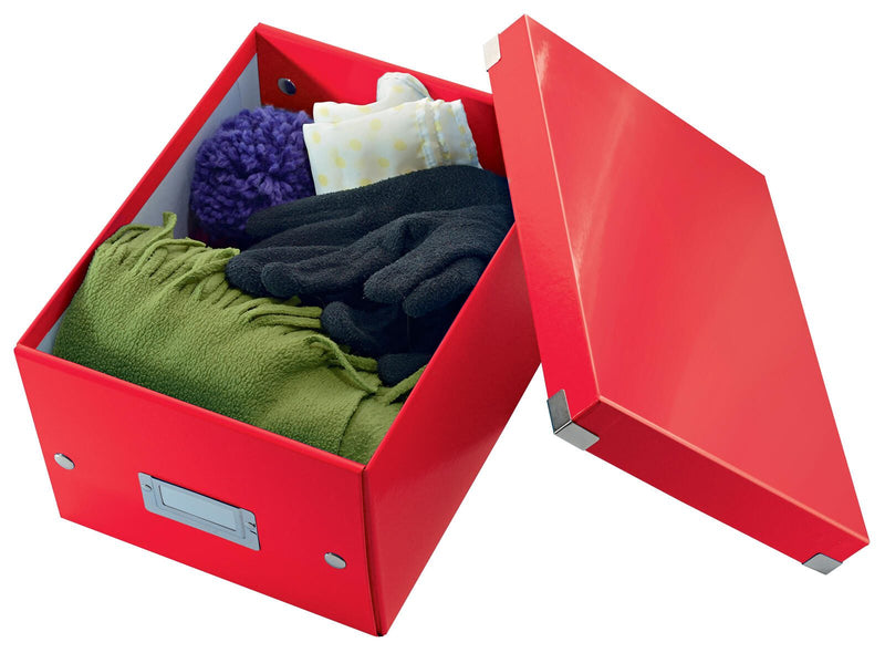 LEITZ Aufbewahrungsbox Click & Store 7,4 l - 21,6 x 28,2 x 16,0 cm rot