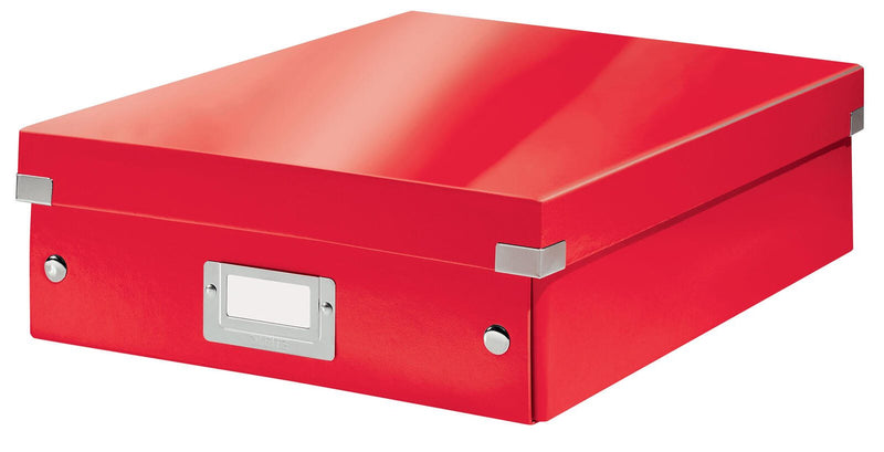 LEITZ Aufbewahrungsbox Click & Store 900 Blatt - 28,0 x 37,0 x 10,0 cm rot
