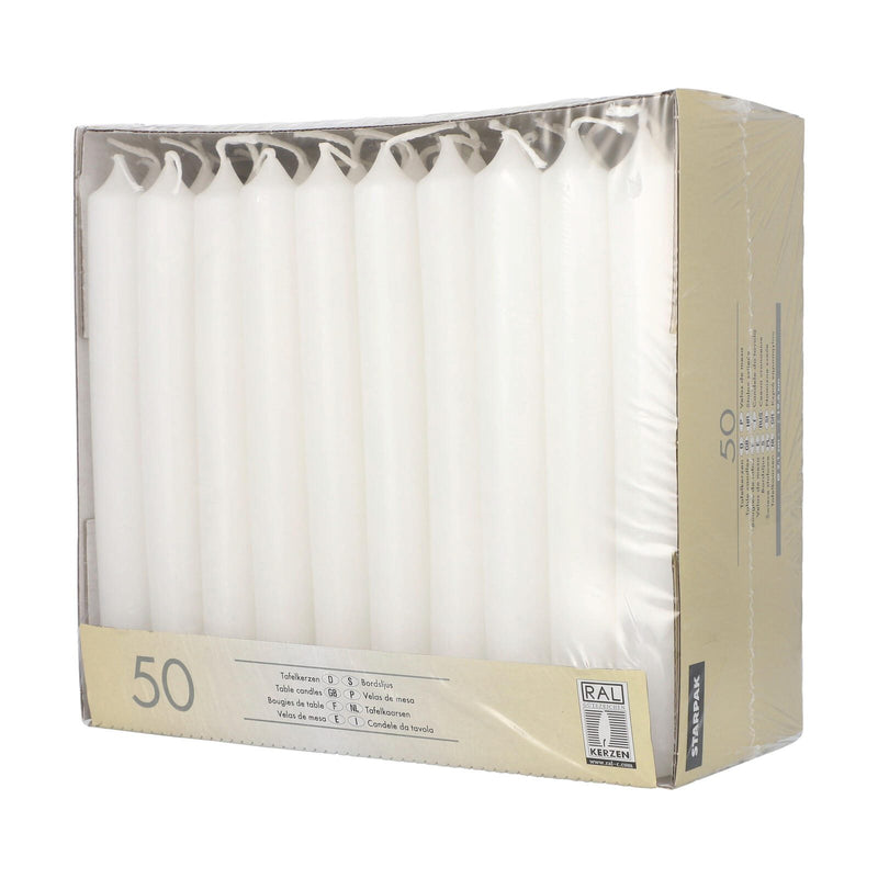 PAPSTAR Kerzen 19.6 cm weiß