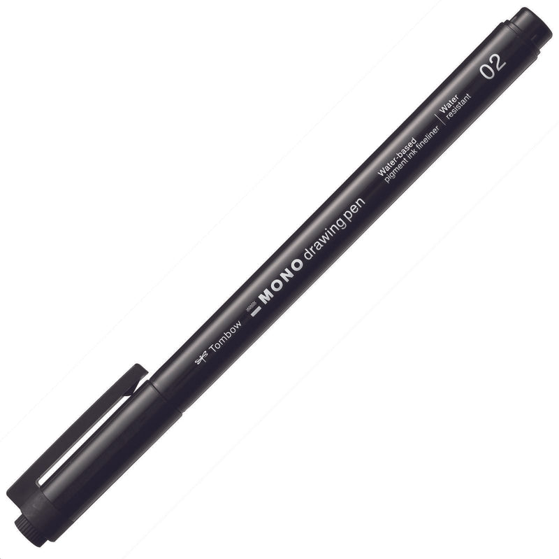 Tombow MONO drawing pen 02 Fineliner 0.3 mm Schwarz