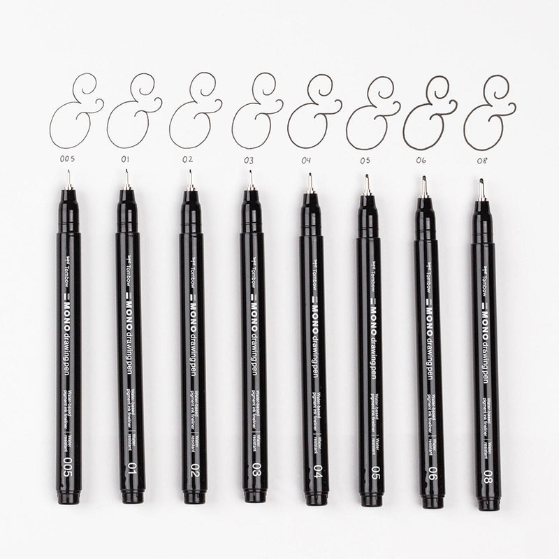 Tombow MONO drawing pen 06 Fineliner 0.5 mm Schwarz