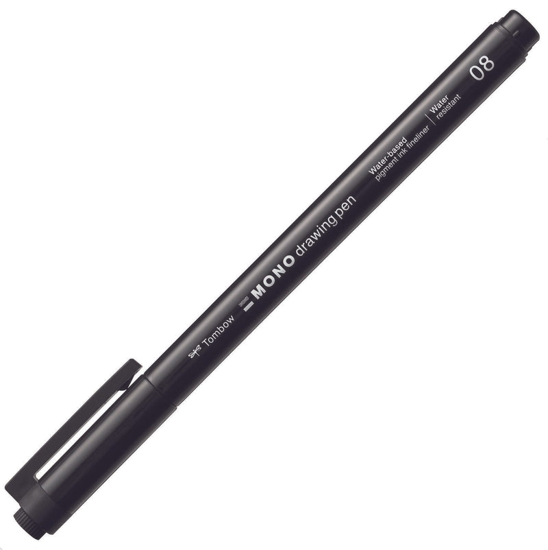 Tombow MONO drawing pen 08 Fineliner 0.6 mm Schwarz