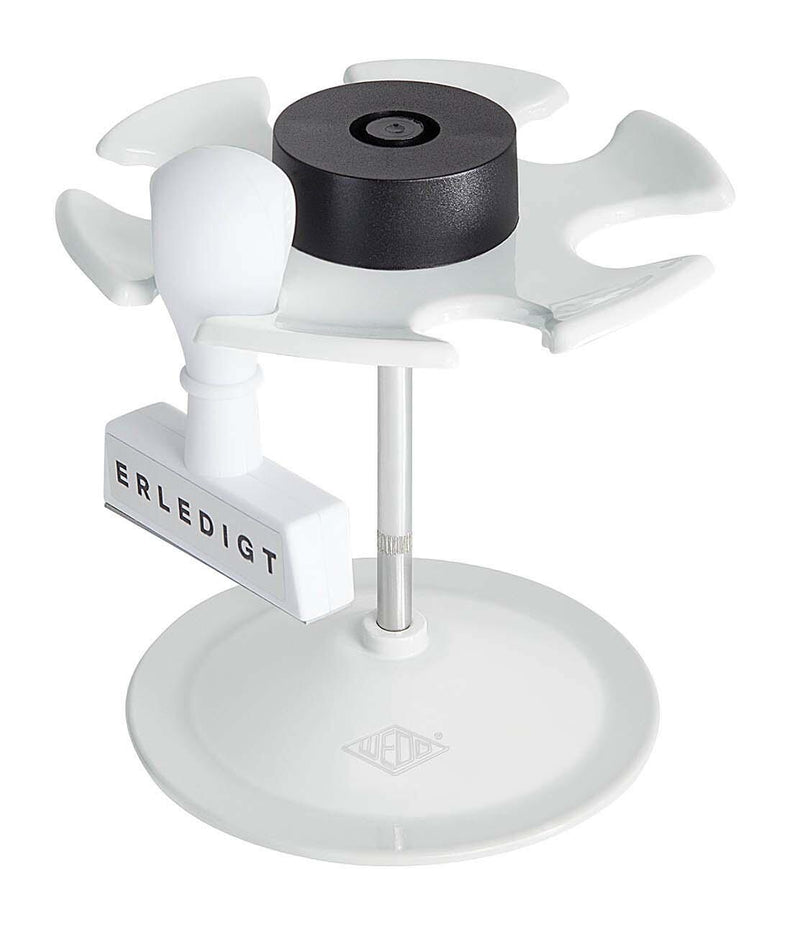 WEDO Stempelträger für 6 Stempel lichtgrau/silber