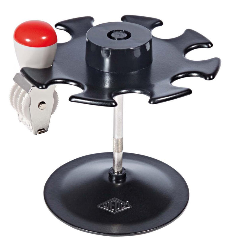 WEDO Stempelträger für 8 Stempel schwarz/silber