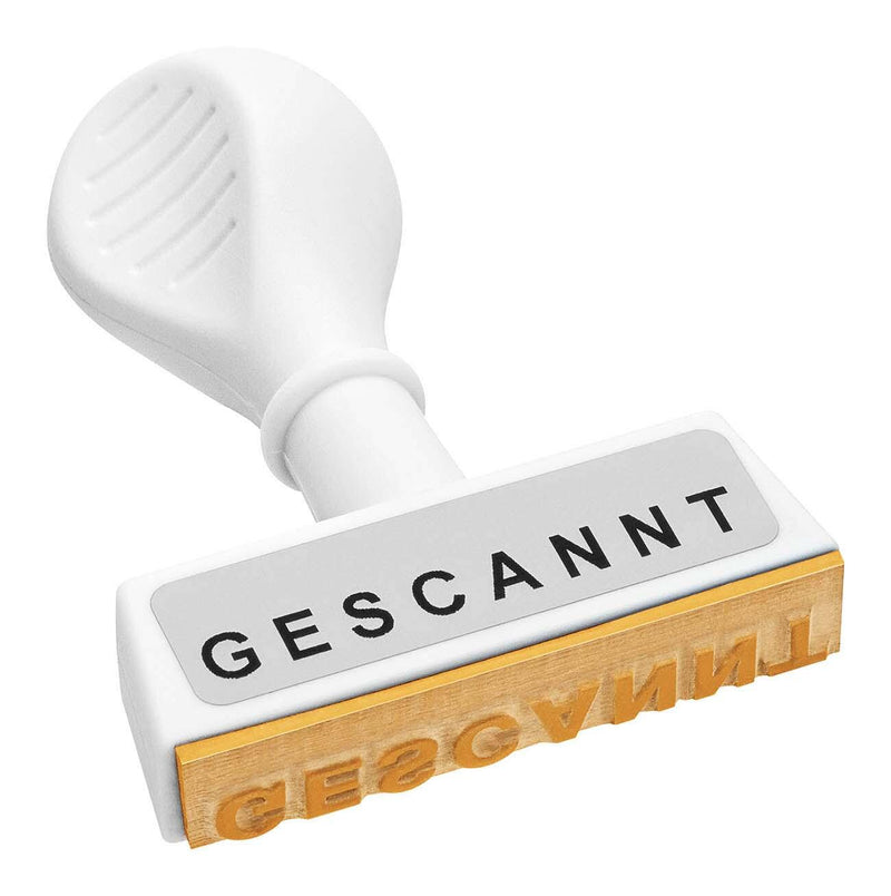 WEDO Stempel 'Gescannt'