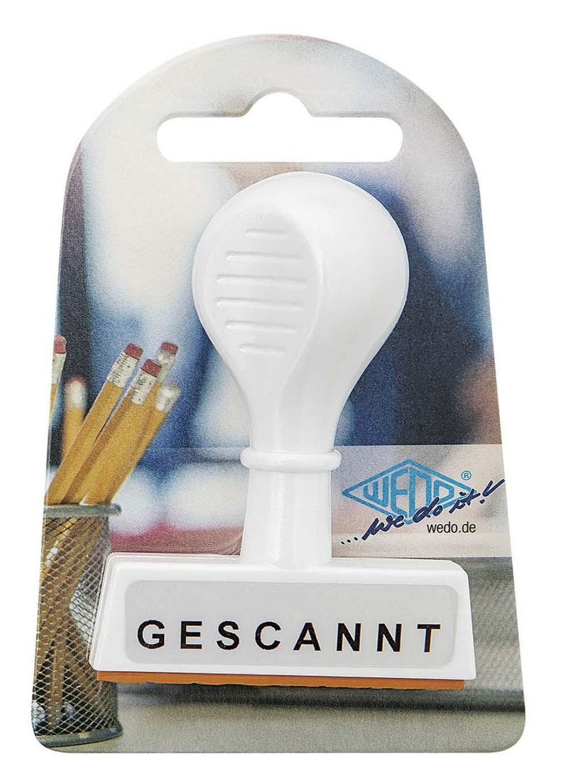 WEDO Stempel 'Gescannt'