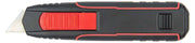 WEDO Safety Double Side Cuttermesser 19 mm schwarz/rot