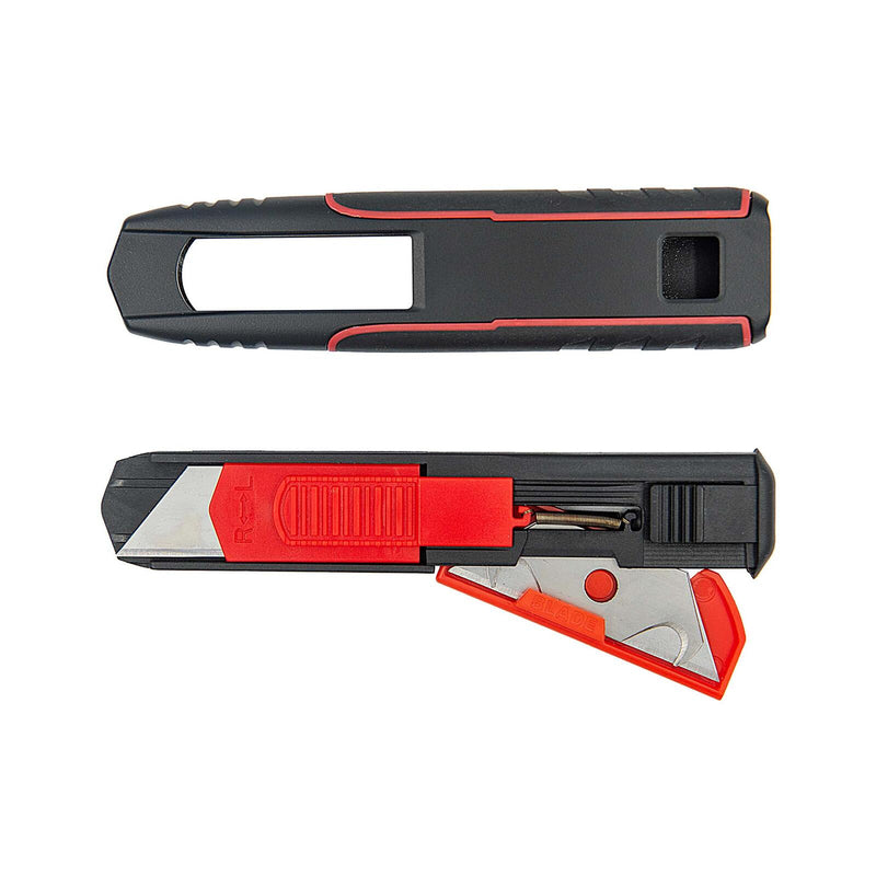 WEDO Safety Double Side Cuttermesser 19 mm schwarz/rot
