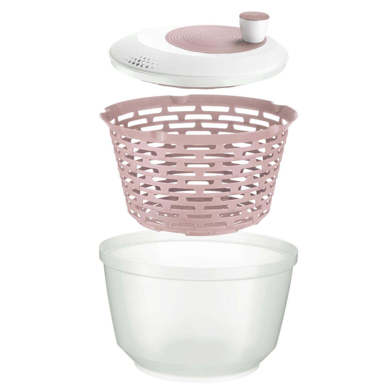 WESTMARK Spinderella Salatschleuder 4,4 l rosa
