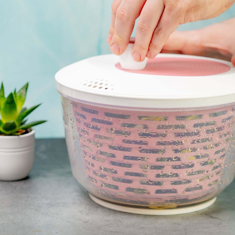 WESTMARK Spinderella Salatschleuder 4,4 l rosa