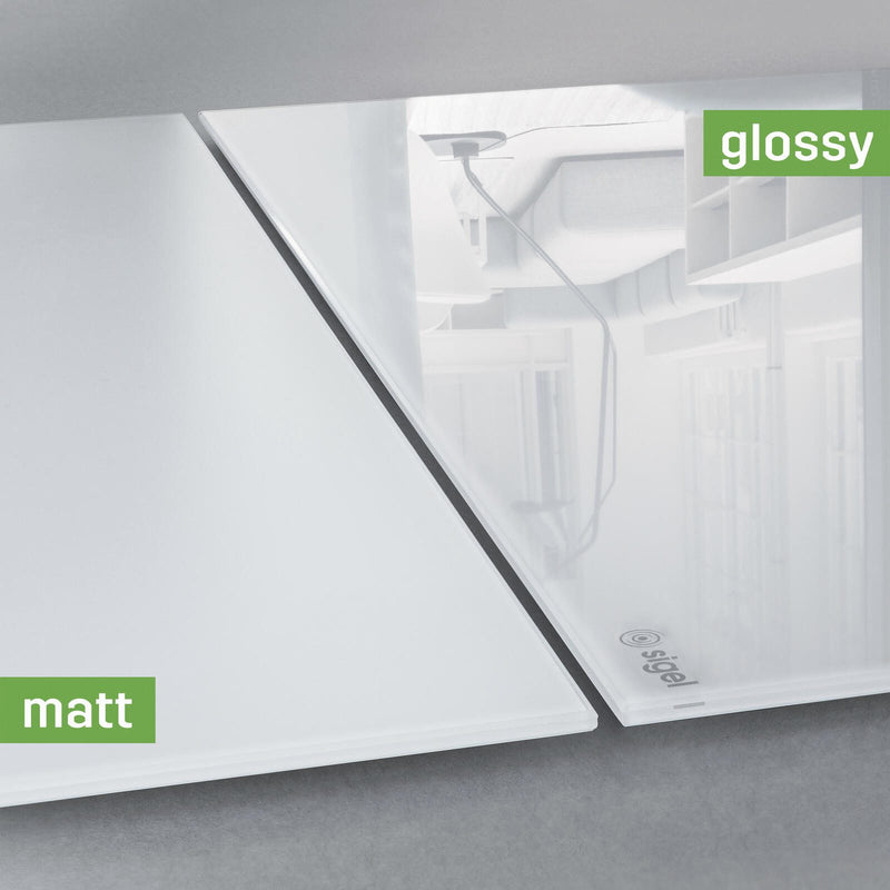 SIGEL Glas-Magnettafel artverum® 30,0 x 30,0 cm aquamarin