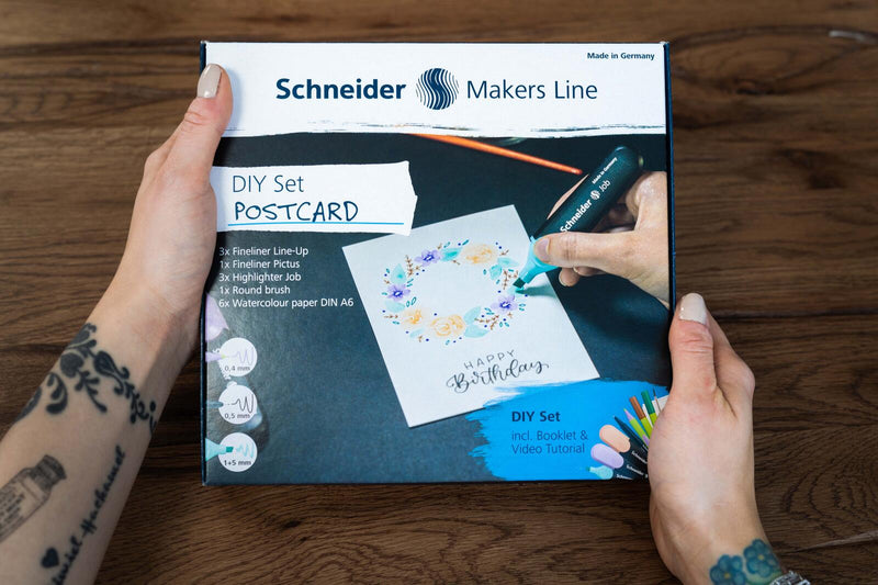 Schneider DIY Set Postkarte