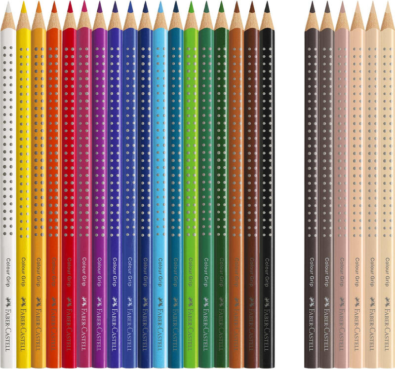 FABER-CASTELL Buntstifte Colour Grip Skin Tones Mehrfarbig
